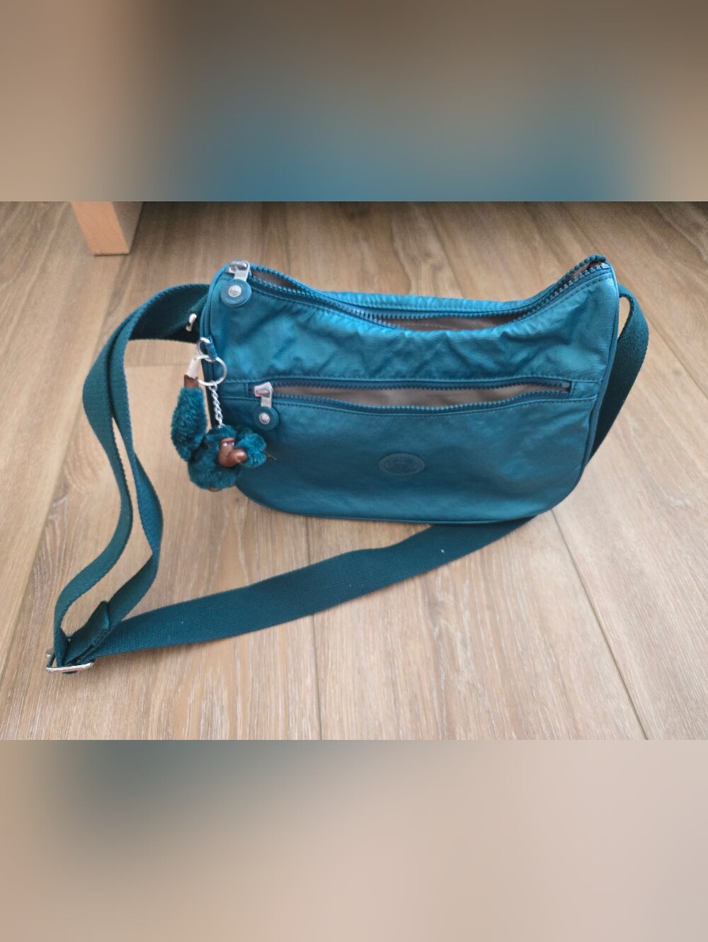 Kipling Teal Purse